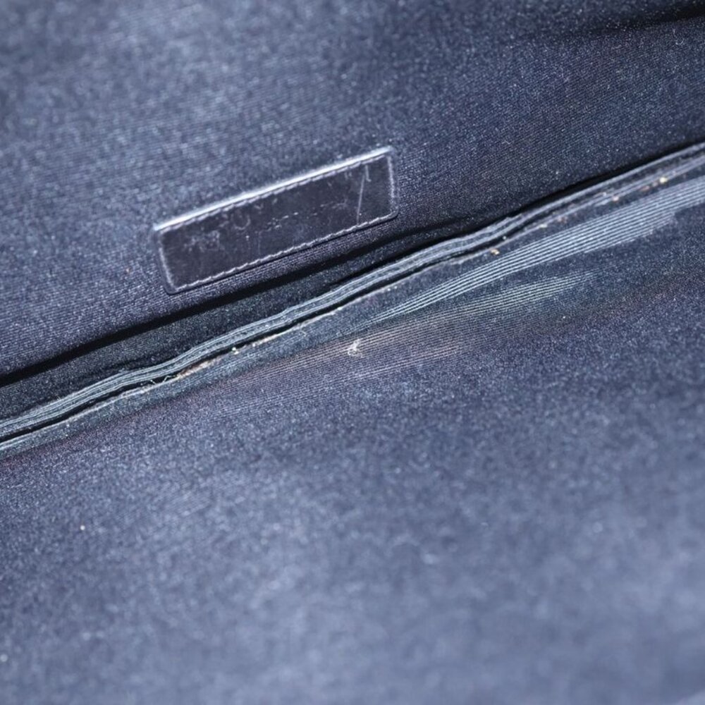 ★SOLD★ Saint Laurent Paris Clutch Bag Second Bag Case Pouch Black Leather - Picture 4 of 6